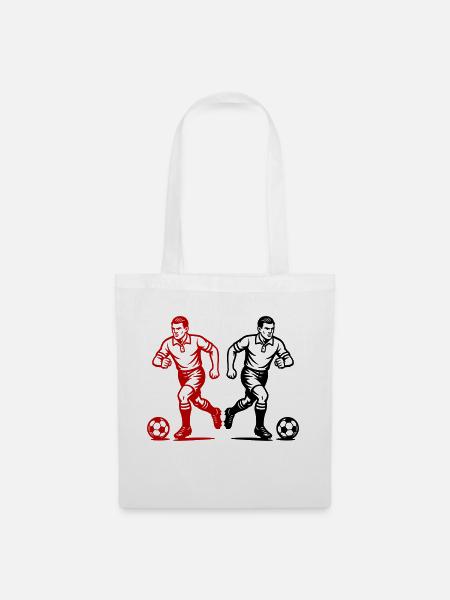 Fussball Verein Team - Stoffbeutel - Weiß