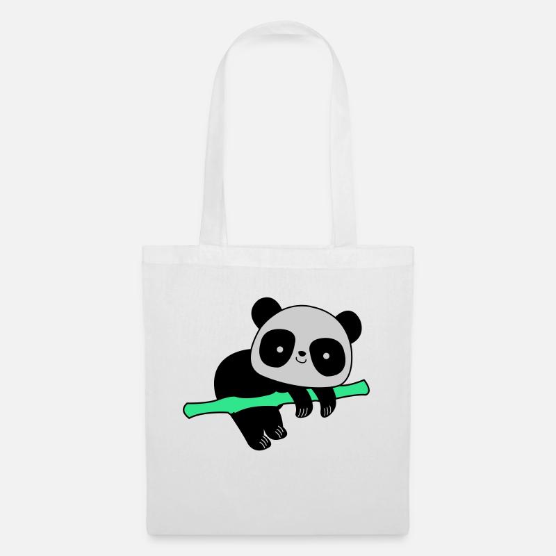 Panda - Sac en tissu - blanc