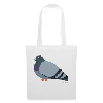Pigeon Bird - Tote Bag - white - Front