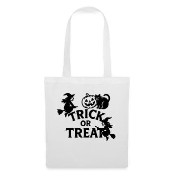 Trick or Treat Halloween - Stoffbeutel - Weiß - Vorne