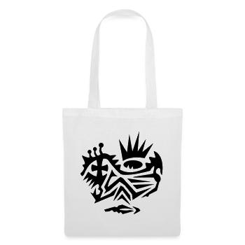 Face tattoo tribal with cross - Tote Bag - white - Front