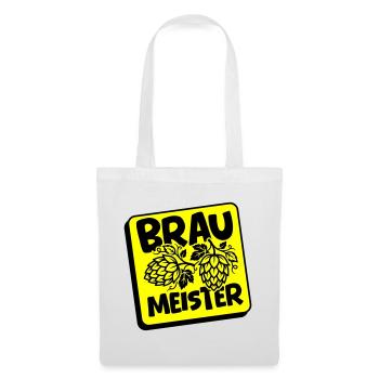 Braumeister Brauerei Hopfen - Stoffbeutel - Weiß - Vorne
