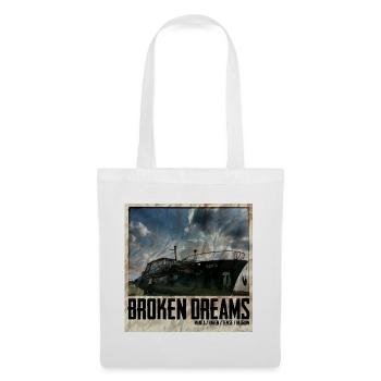 Broken Dreams Boat Art Belgium - Stoffbeutel - Weiß - Vorne