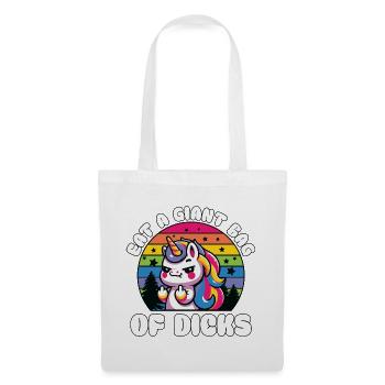 Rainbow Unicorn Power Motif - Tote Bag - white - Front