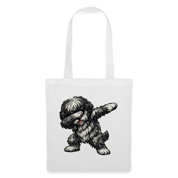 Dabbing Bergamo Shepherd Dog - Tote Bag - white - Front