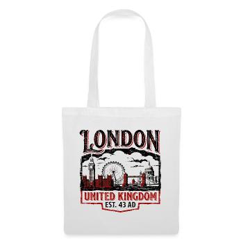 Londres, Royaume-Uni, Est. 43 ap. J.-C. - Sac en tissu - blanc - Devant