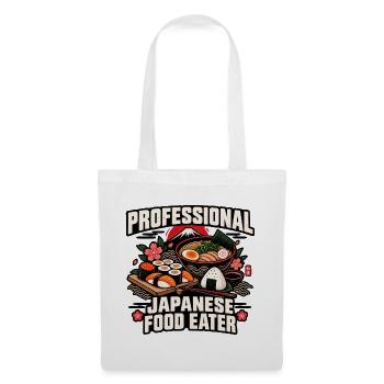 Japanisches Essen Sushi-Liebhaber Lustiger Kawaii-Feinschmecker - Stoffbeutel - Weiß - Vorne