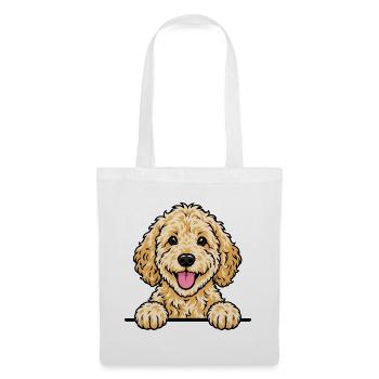 Goldendoodle - Stoffbeutel - Weiß - Vorne