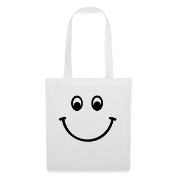 Smiley - Stoffbeutel - Weiß - Vorne