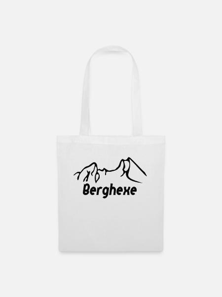 watzmann_berghexe - Stoffbeutel - Weiß