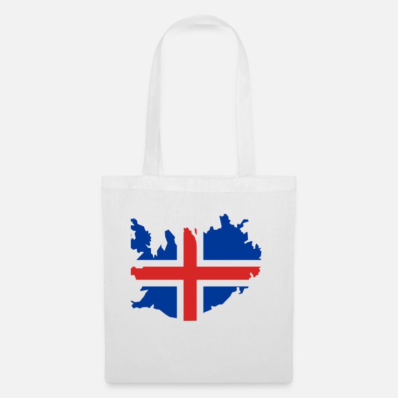 Iceland - Stoffbeutel - Weiß