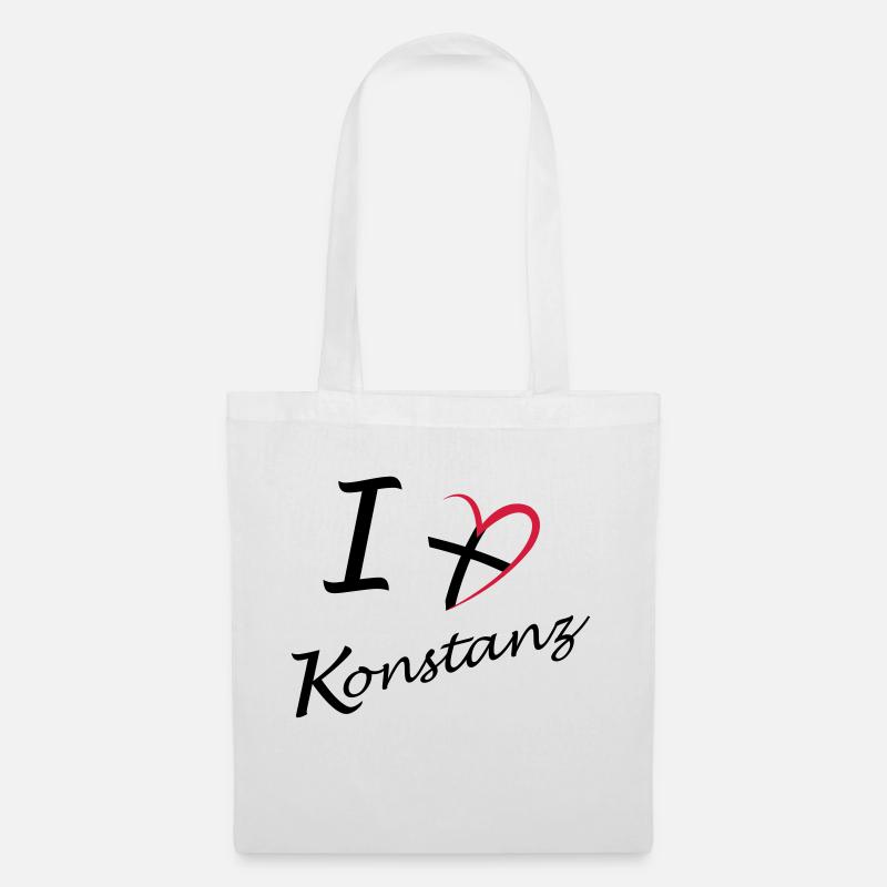 Konstanz Liebe - Stoffbeutel - Weiß