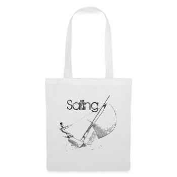 sailing - Sac en tissu - blanc - Devant