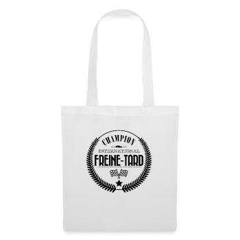 Champion international du freine-tard - Sac en tissu - blanc - Devant