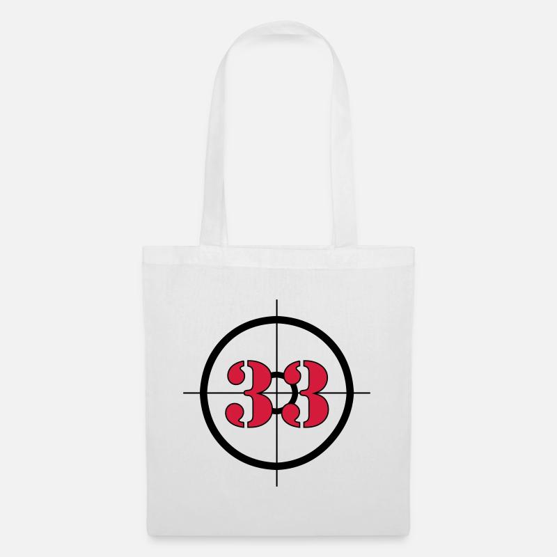 Représente : 33 (V) - Sac en tissu - blanc