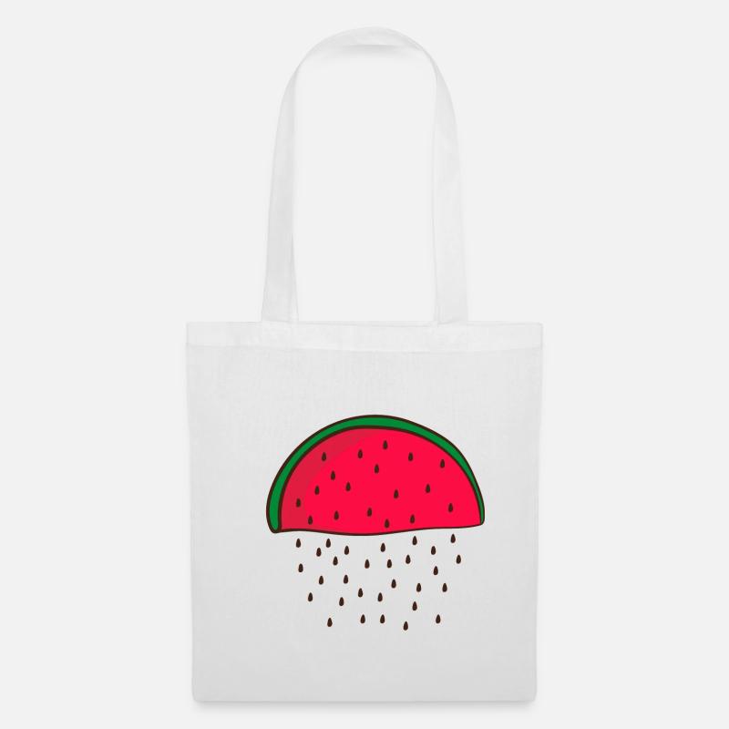 Wassermelone - Stoffbeutel - Weiß