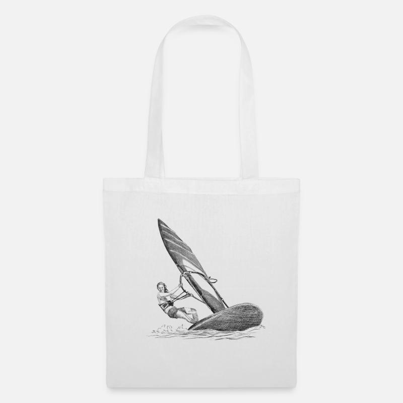 Windsurfing - Sac en tissu - blanc