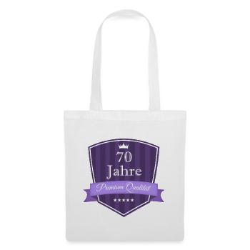 Premium 70 lila - Stoffbeutel - Weiß - Vorne
