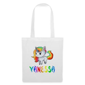 Vanessa unicorn - Tote Bag - white - Front