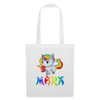 Einhorn Mark - Stoffbeutel - Weiß - Vorne