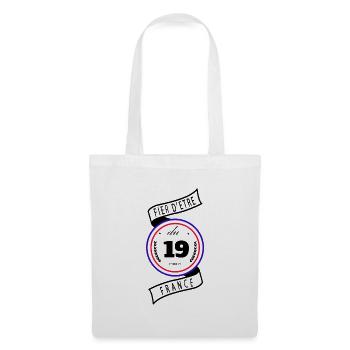 Fier D'être Du 19 Corrèze France - Sac en tissu - blanc - Devant