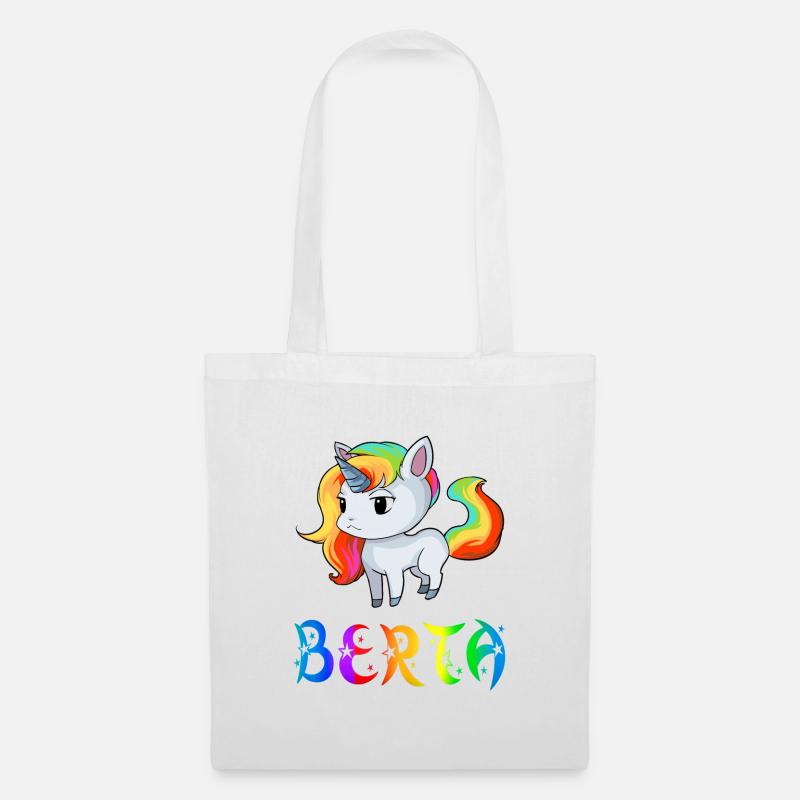 Unicorn Berta - Tote Bag - white