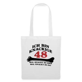 Birthday - I'm 48 Crunchy - Tote Bag - white - Front