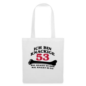 Birthday - I'm 53 Crunchy - Tote Bag - white - Front