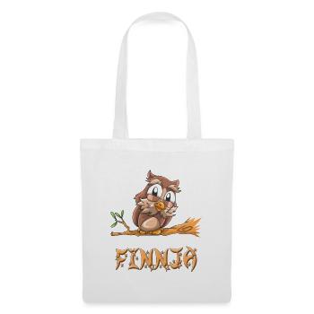 Hibou Finnja - Sac en tissu - blanc - Devant