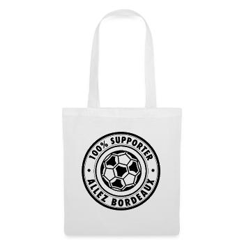 100 pour cent SUPPORTER BORDEAUX - Sac en tissu - blanc - Devant