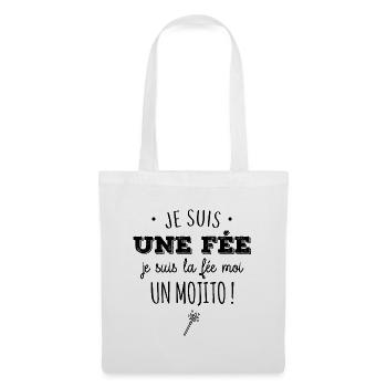 Fée moi un mojito ! - Sac en tissu - blanc - Devant