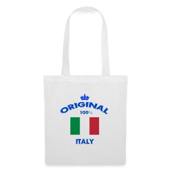 Italy Original 100% / Gift Italy - Tote Bag - white - Front