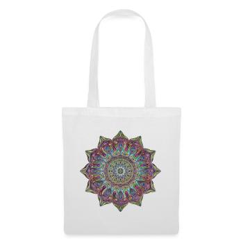 Mandala - Sac en tissu - blanc - Devant
