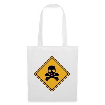 Danger Warning Sign # - Tote Bag - white - Front