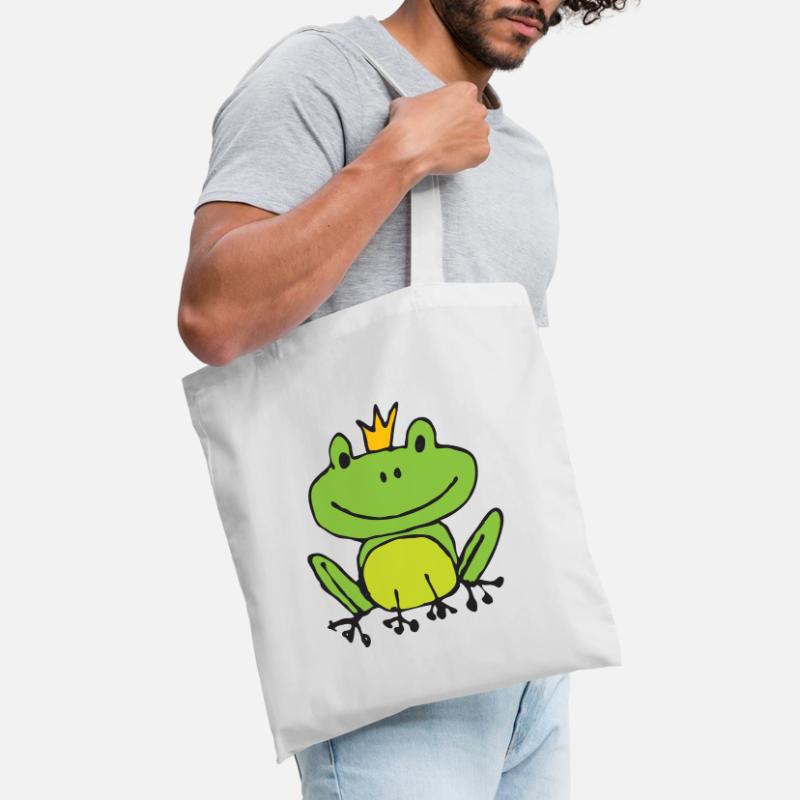 Frosch oder Prinz? Stoffbeutel