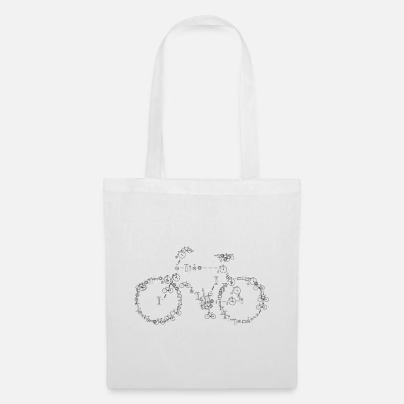 Bicycle Art - Tote Bag - white