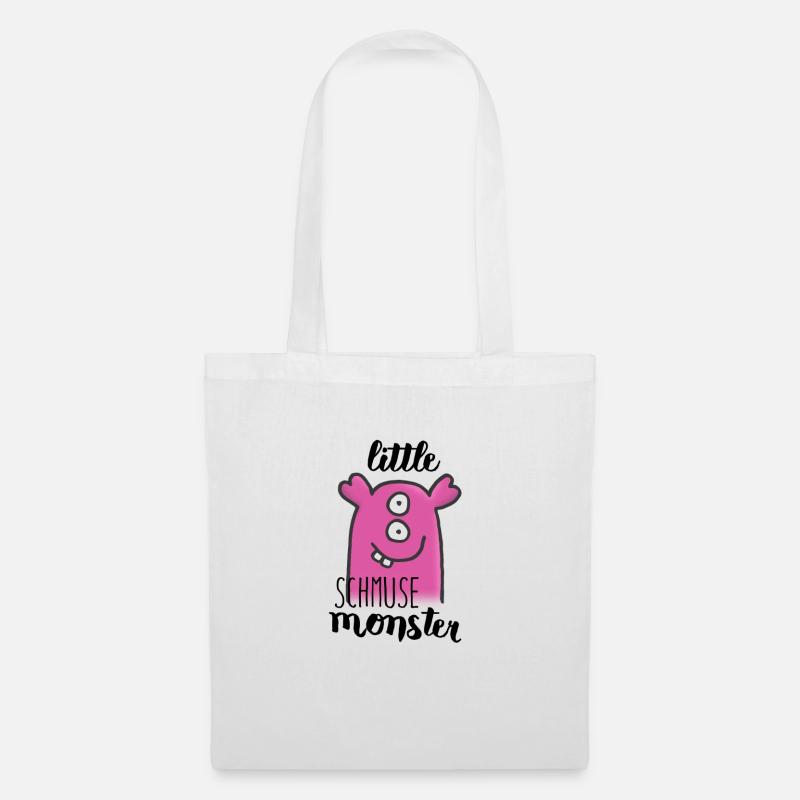 Little SCHMUSE Monster - Stoffbeutel - Weiß