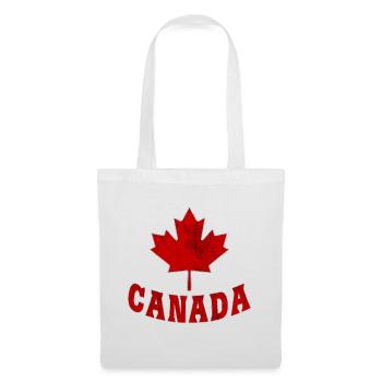 Kanada / Geschenk / Ahornblatt / Geschenkidee - Stoffbeutel - Weiß - Vorne