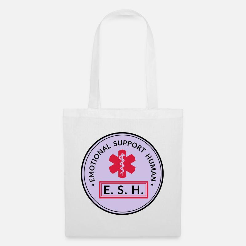 Emotional Support Human - Stoffbeutel - Weiß