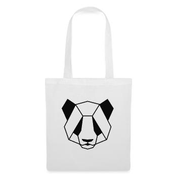 Panda - Stoffbeutel - Weiß - Vorne