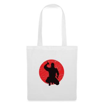 ninja - Sac en tissu - blanc - Devant