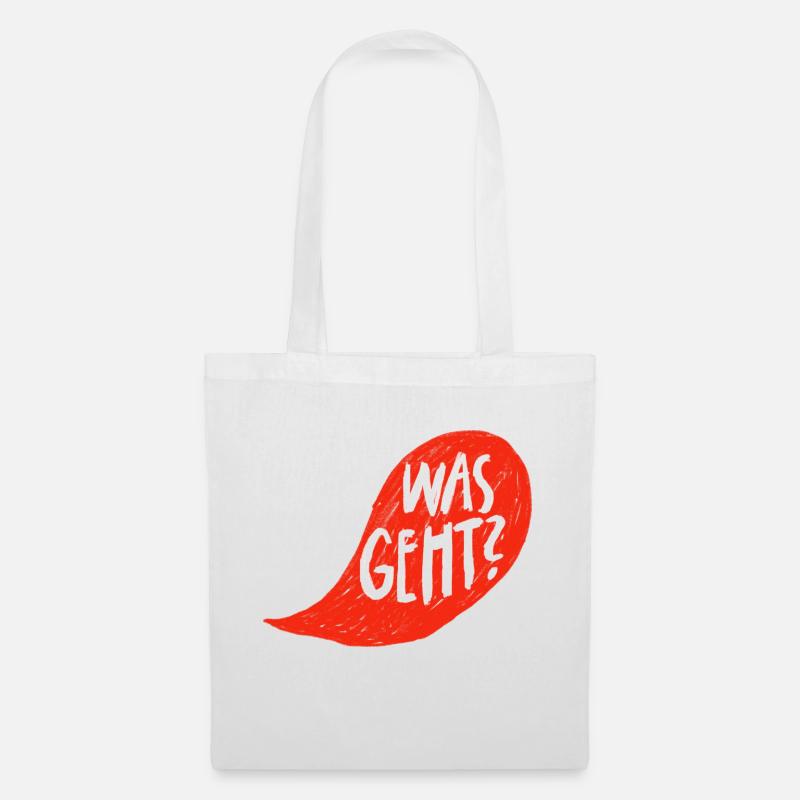 Was Geht? - Stoffbeutel - Weiß