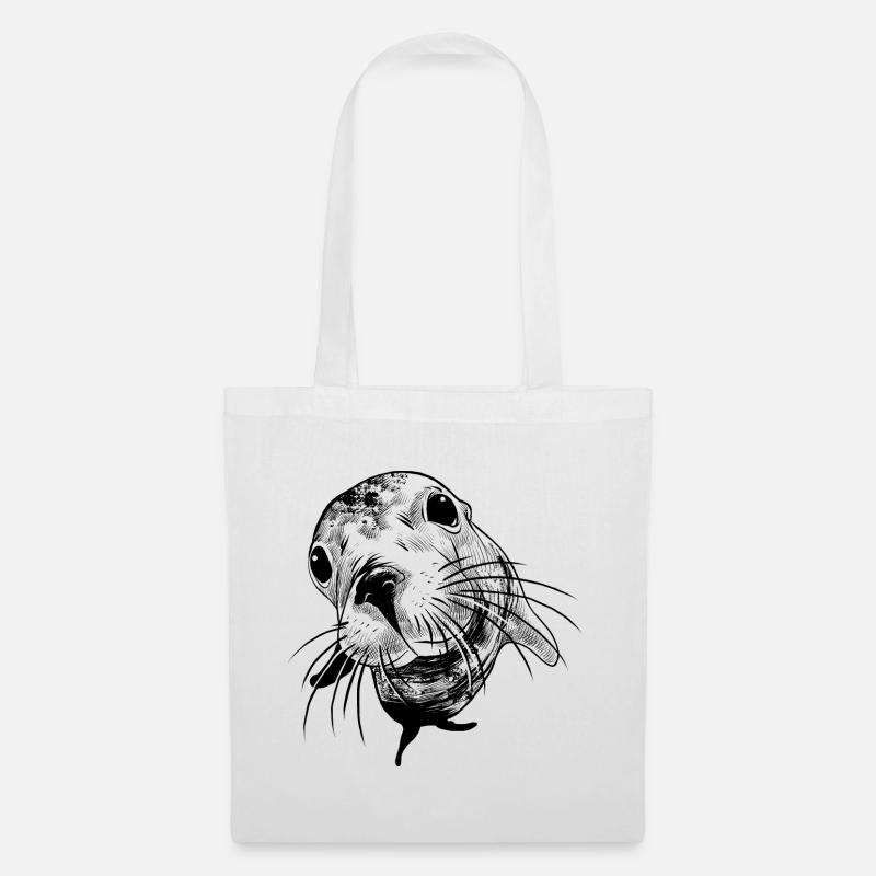 Phoe mere eau nage - Sac en tissu - blanc