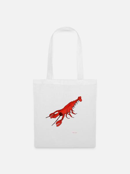 Hummer / Lobster - Stoffbeutel - Weiß