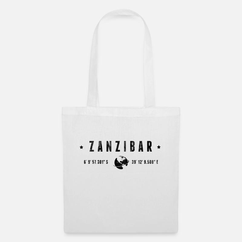 Zanzibar - Stoffbeutel - Weiß