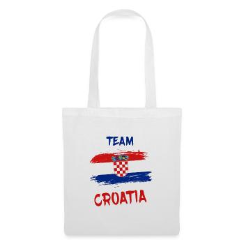 Team Croatia / Croatia gift Zagreb flag - Tote Bag - white - Front