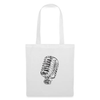 Musik 60er - Stoffbeutel - Weiß - Vorne
