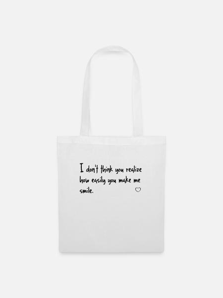 love quotes de - Stoffbeutel - Weiß