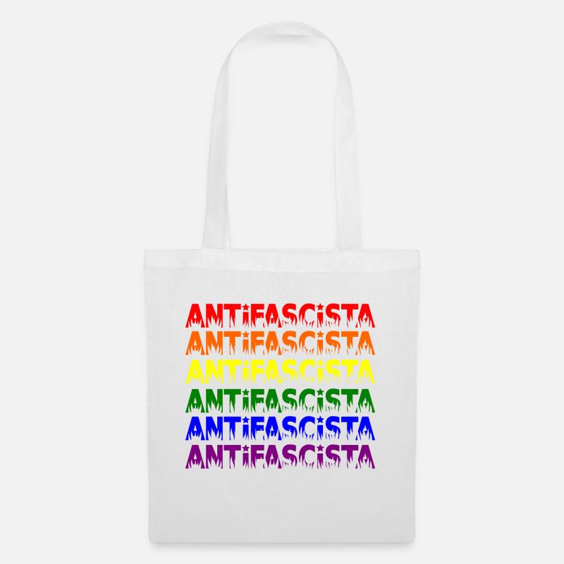 Antifascista -- Pride - Stoffbeutel - Weiß