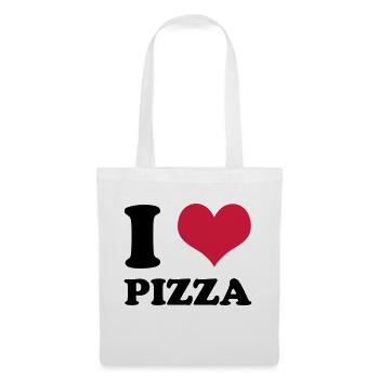 I love pizza - Tote Bag - white - Front